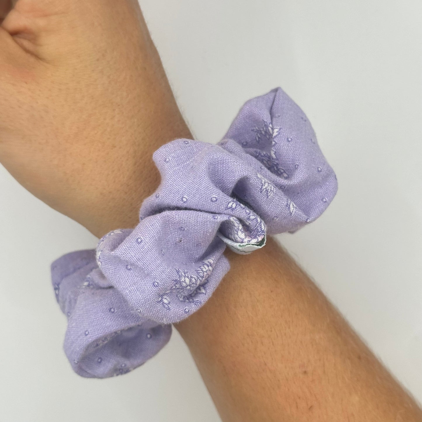 Chouchou Violet Fleurs