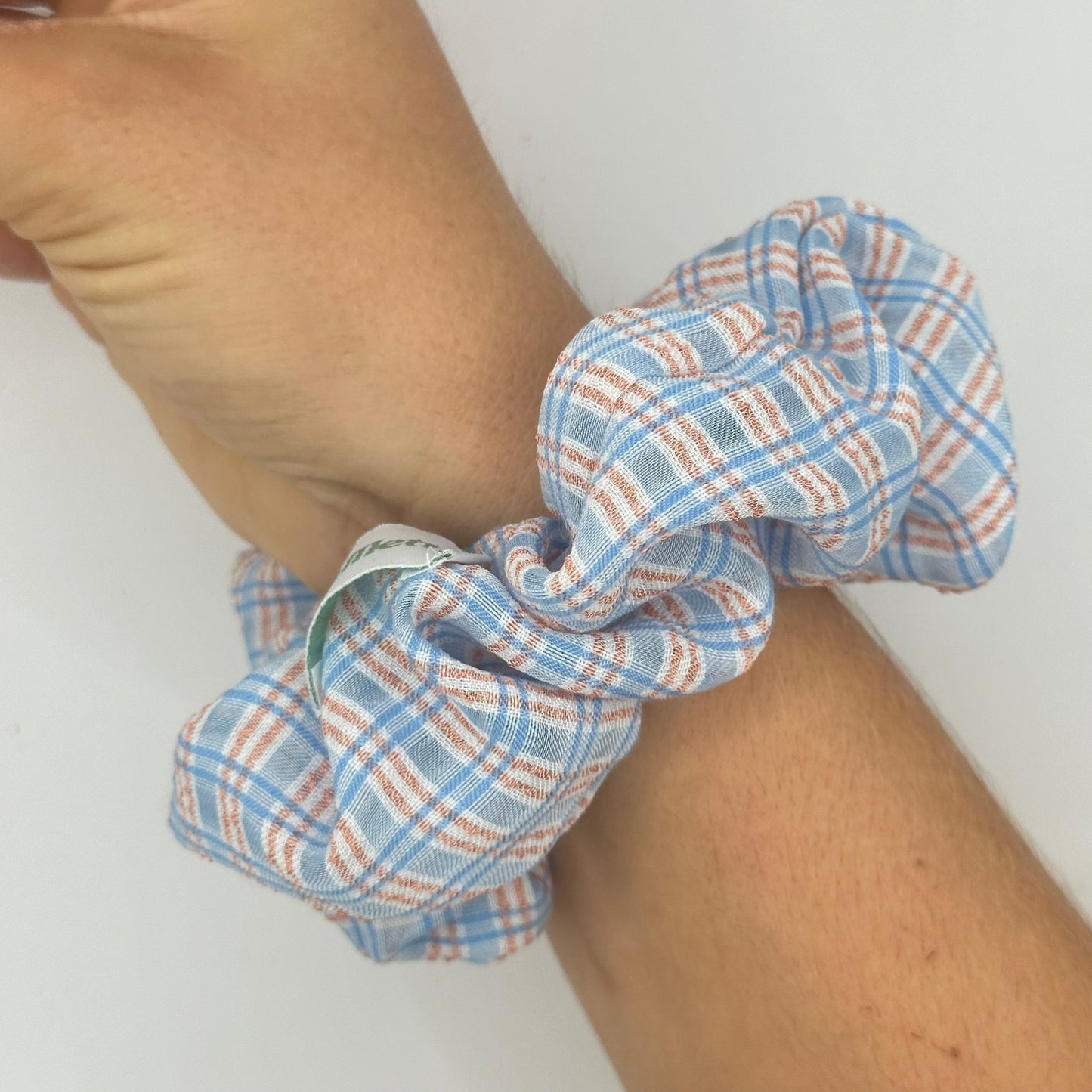 Chouchou Carreaux Bleu