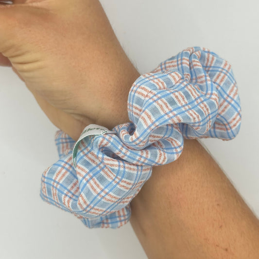 Chouchou Carreaux Bleu