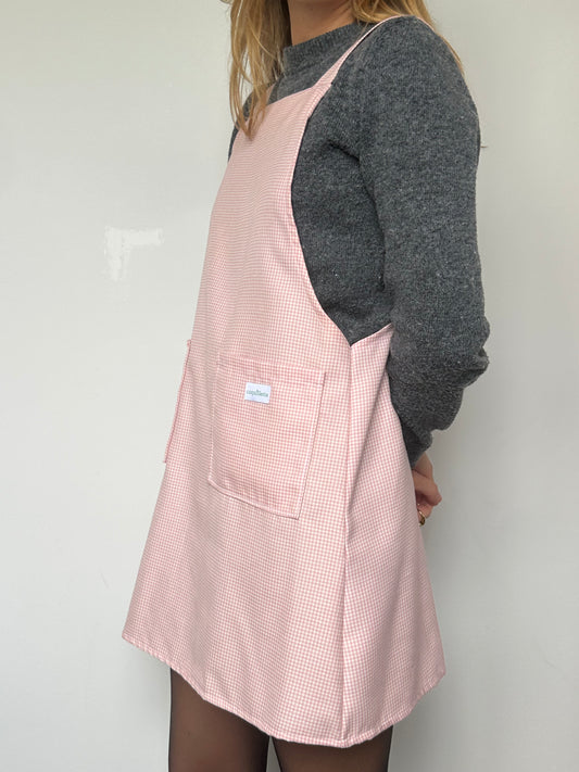 Robe Tablier Rose T34
