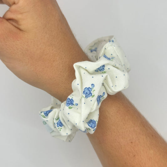 Chouchou Fleurs Bleu