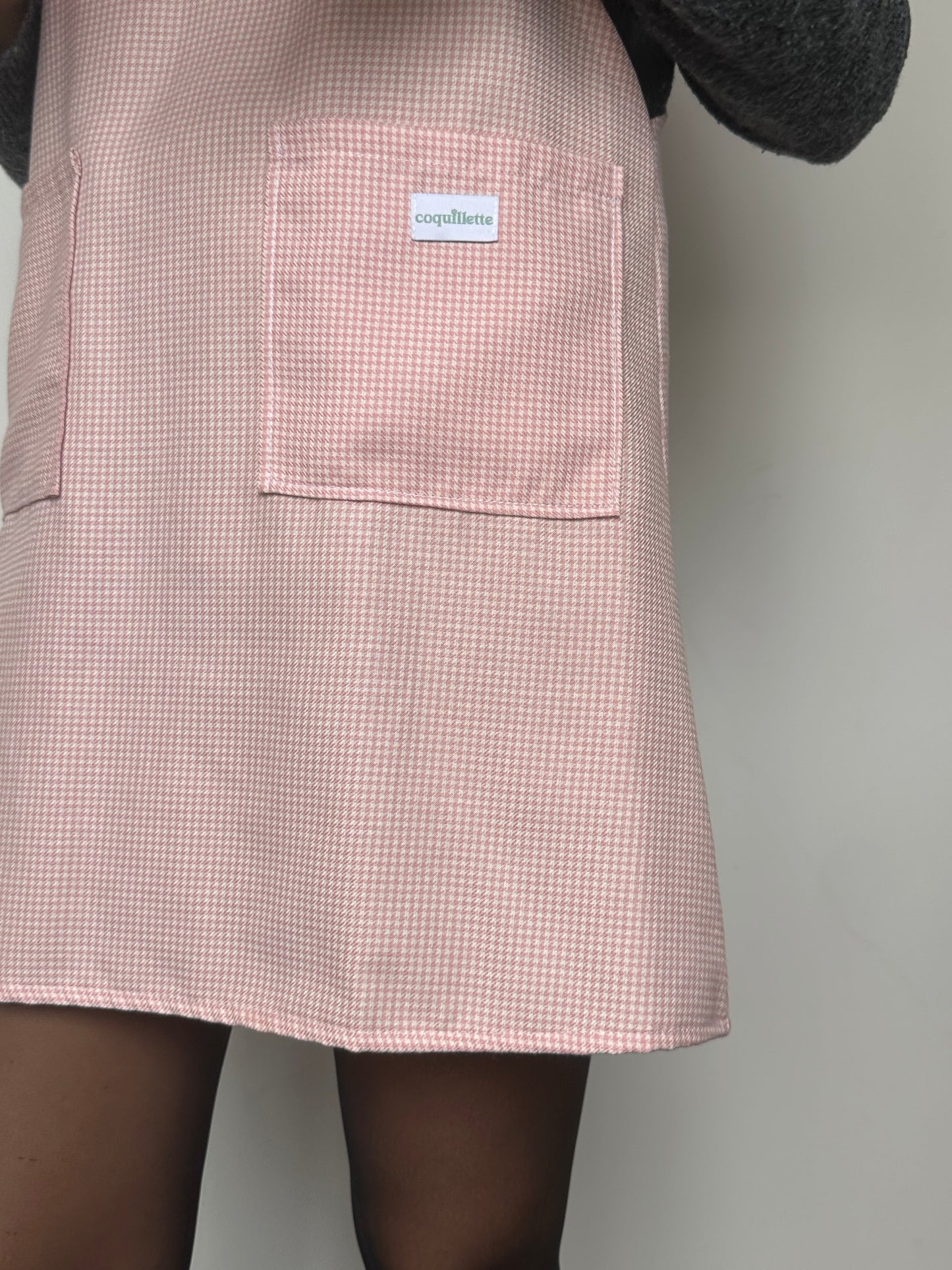 Robe Tablier Rose T34