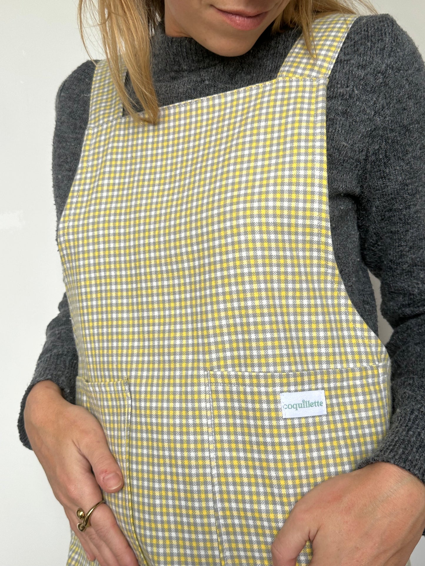 Robe Tablier Jaune T34