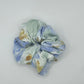 Chouchou Bleu Fleurs