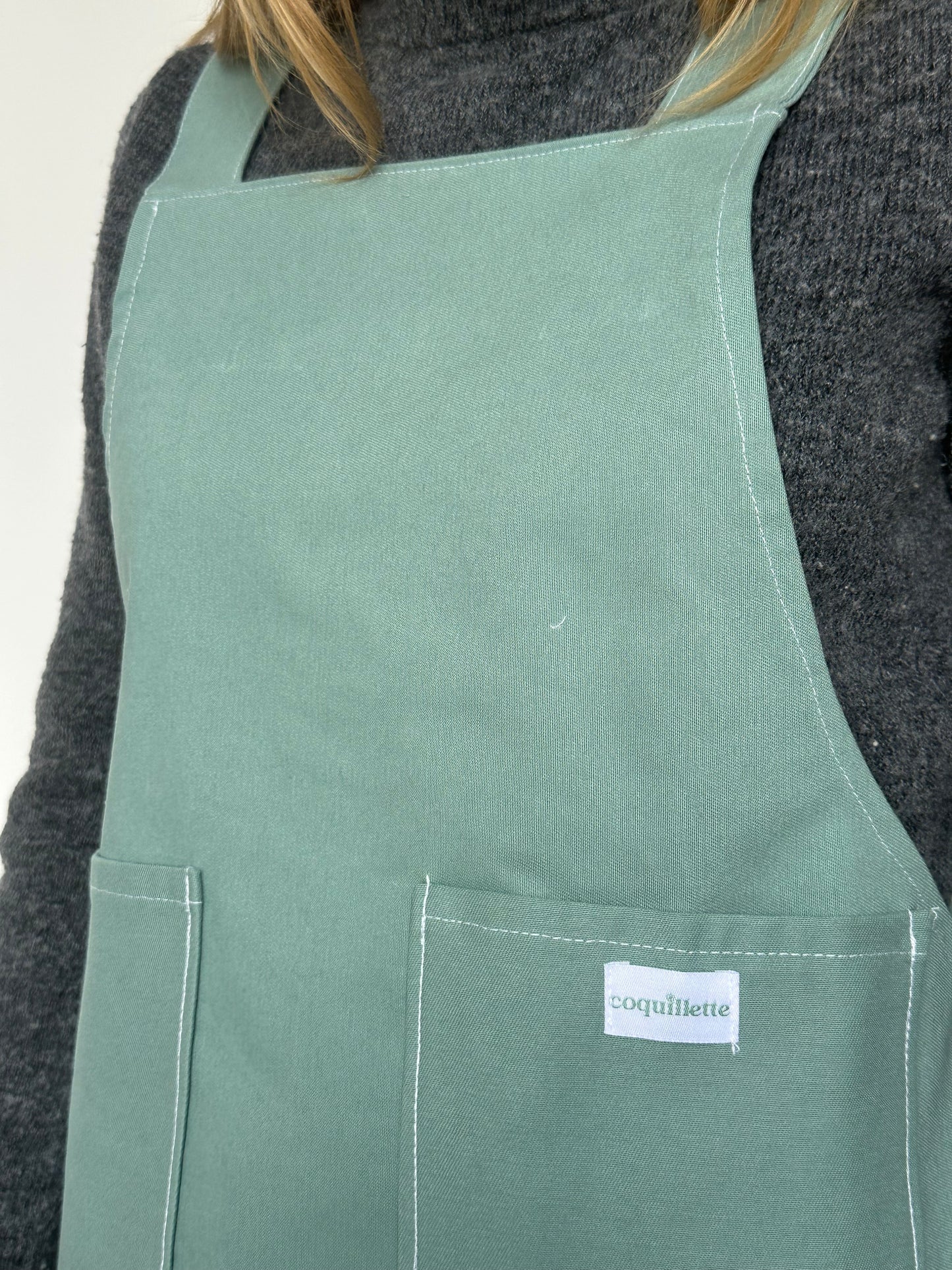 Robe Tablier Vert T34