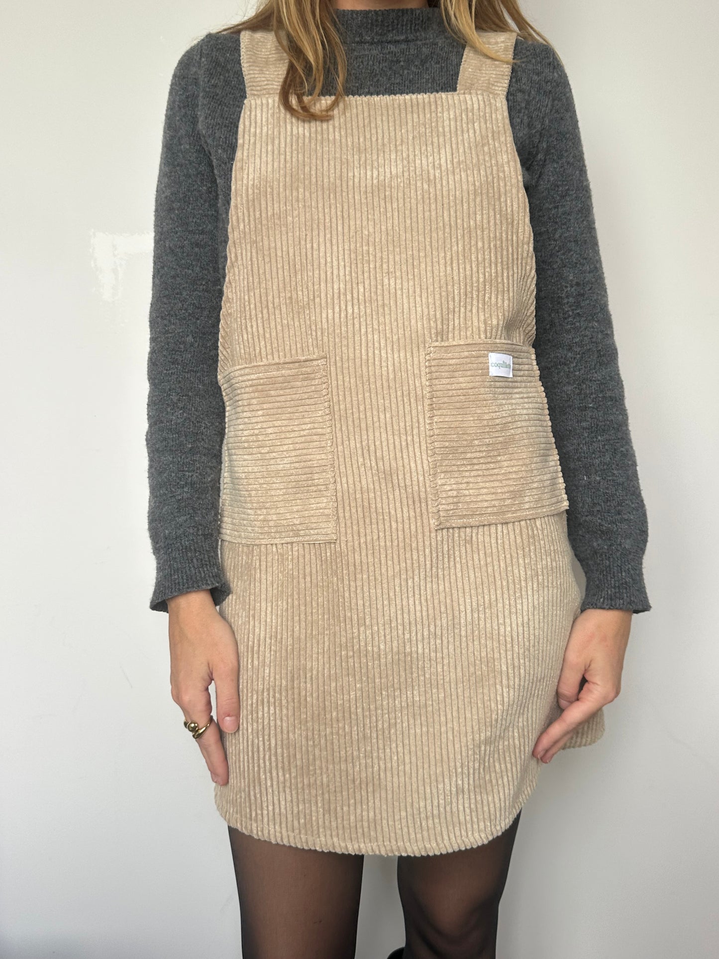 Robe Tablier Velour T34