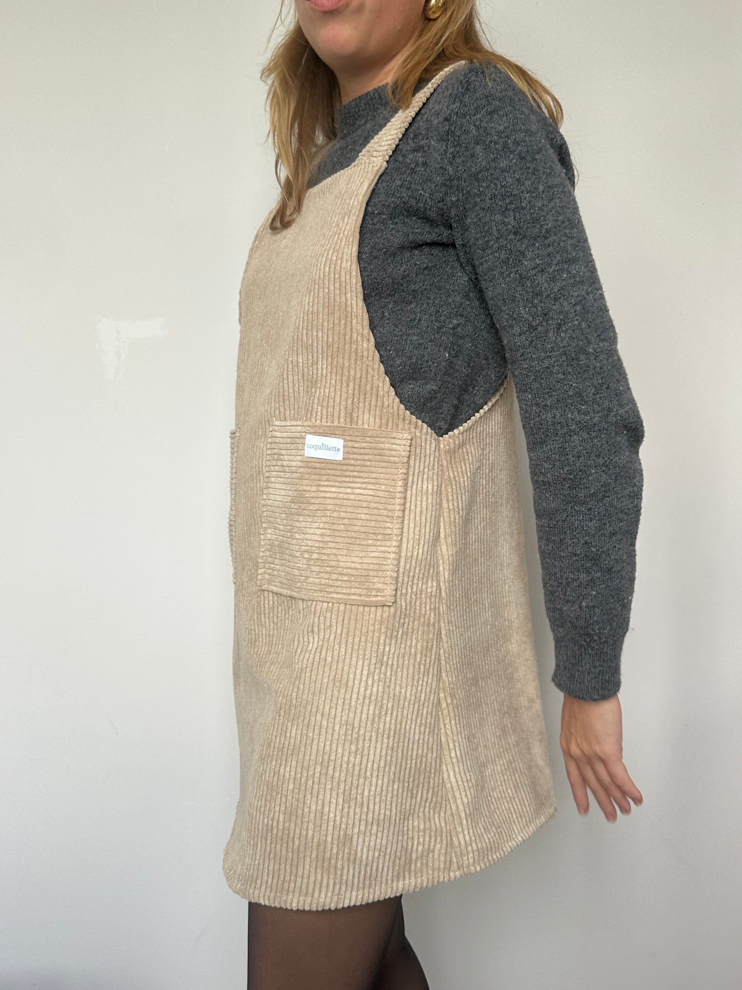 Robe Tablier Velour T34