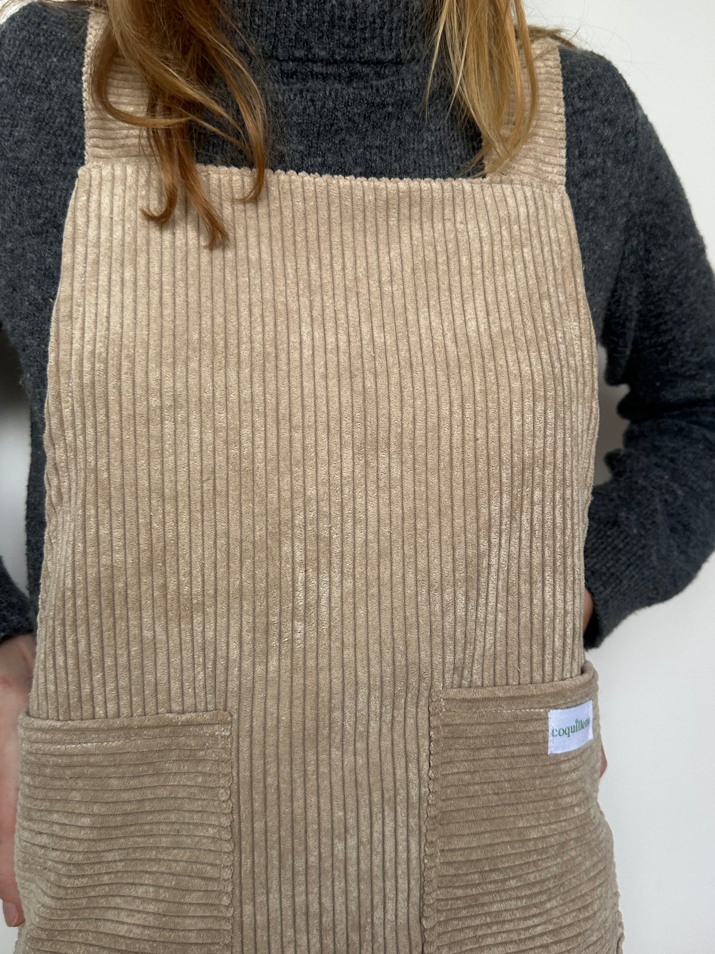 Robe Tablier Velour T34