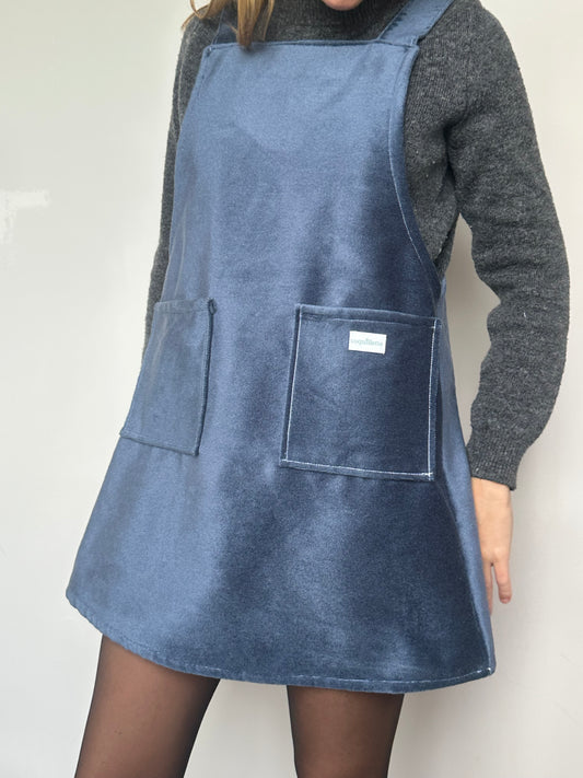 Robe Tablier Velour T34