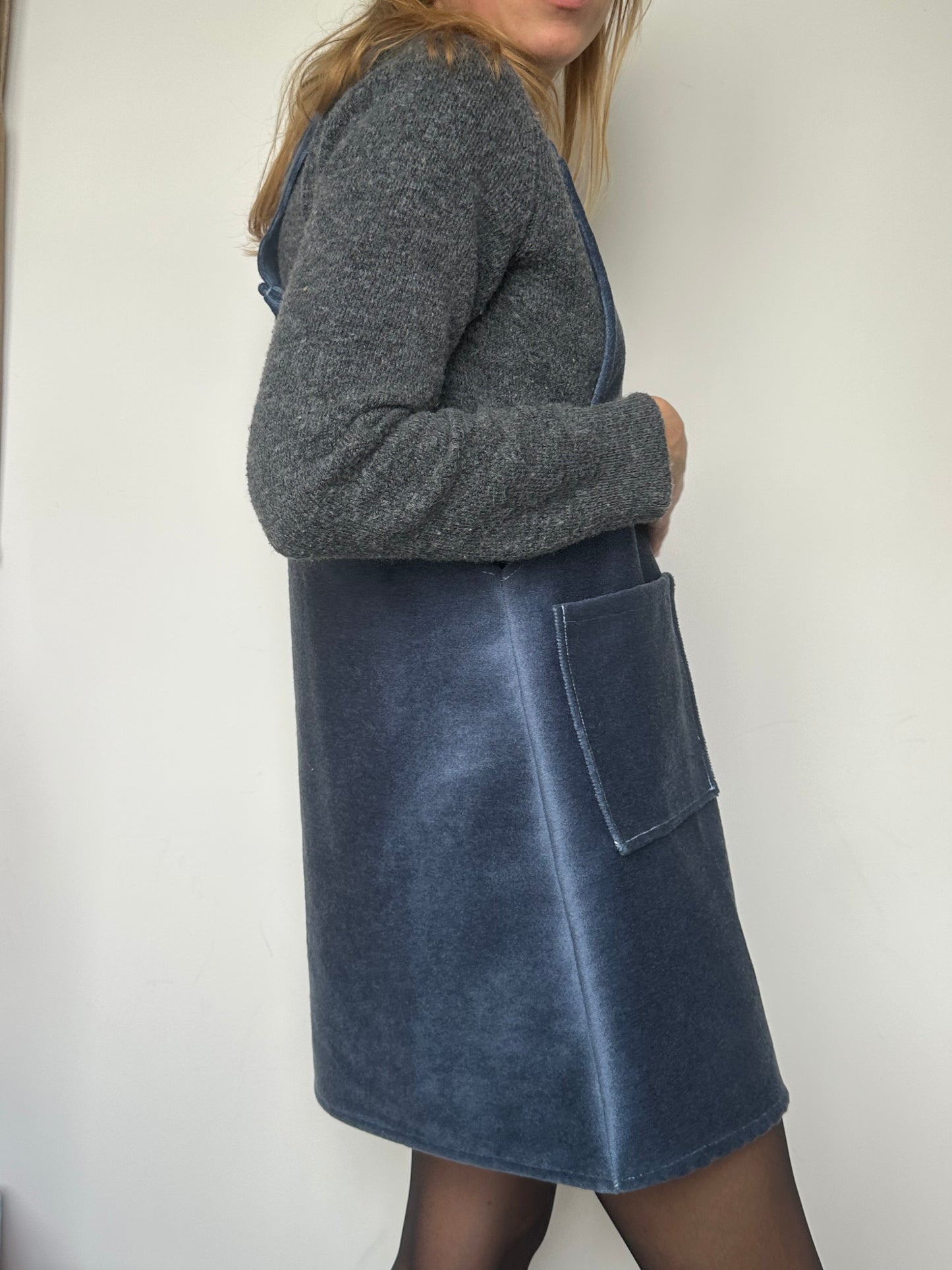 Robe Tablier Velour T34