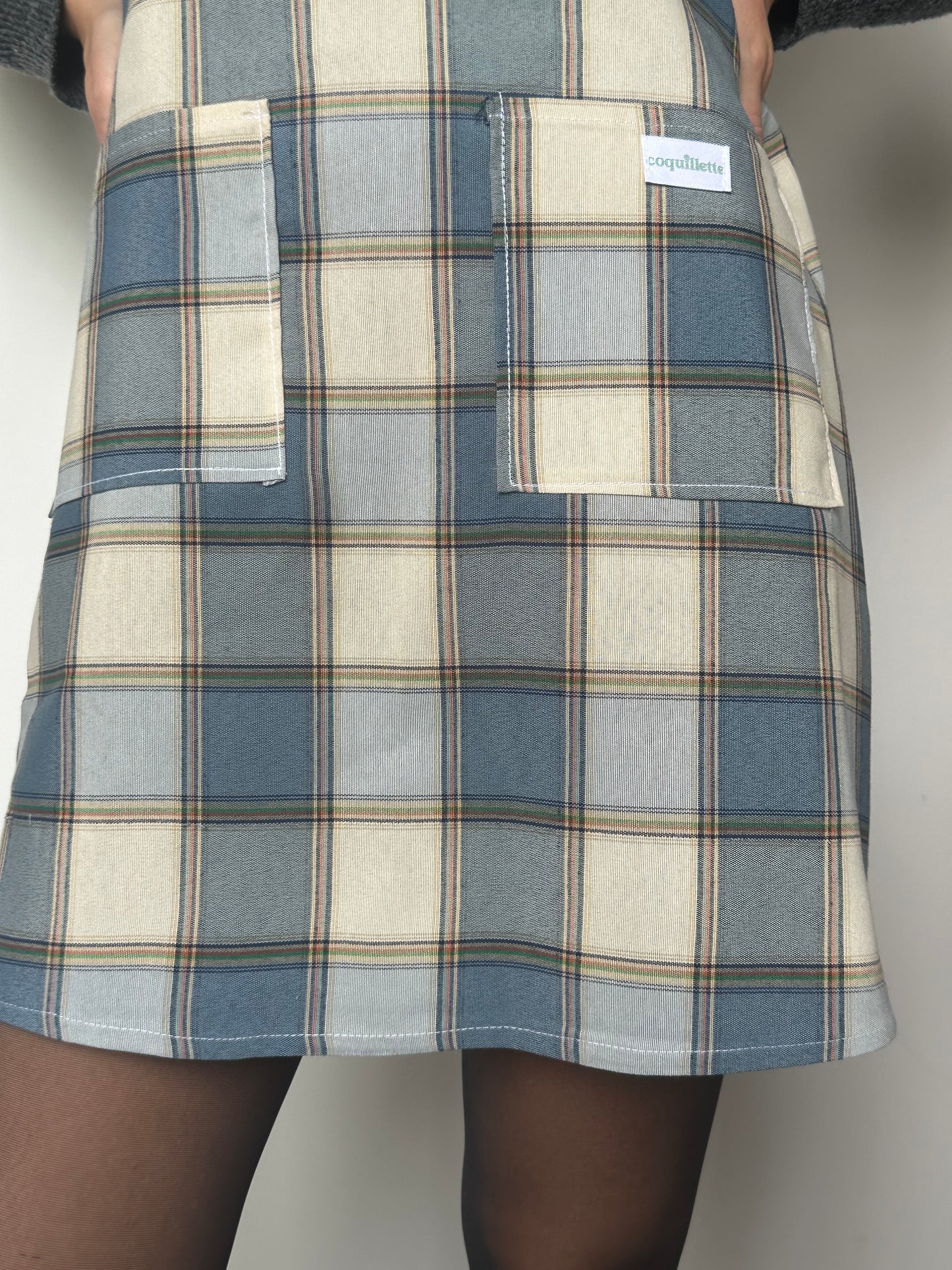 Robe Tablier Carreaux T34