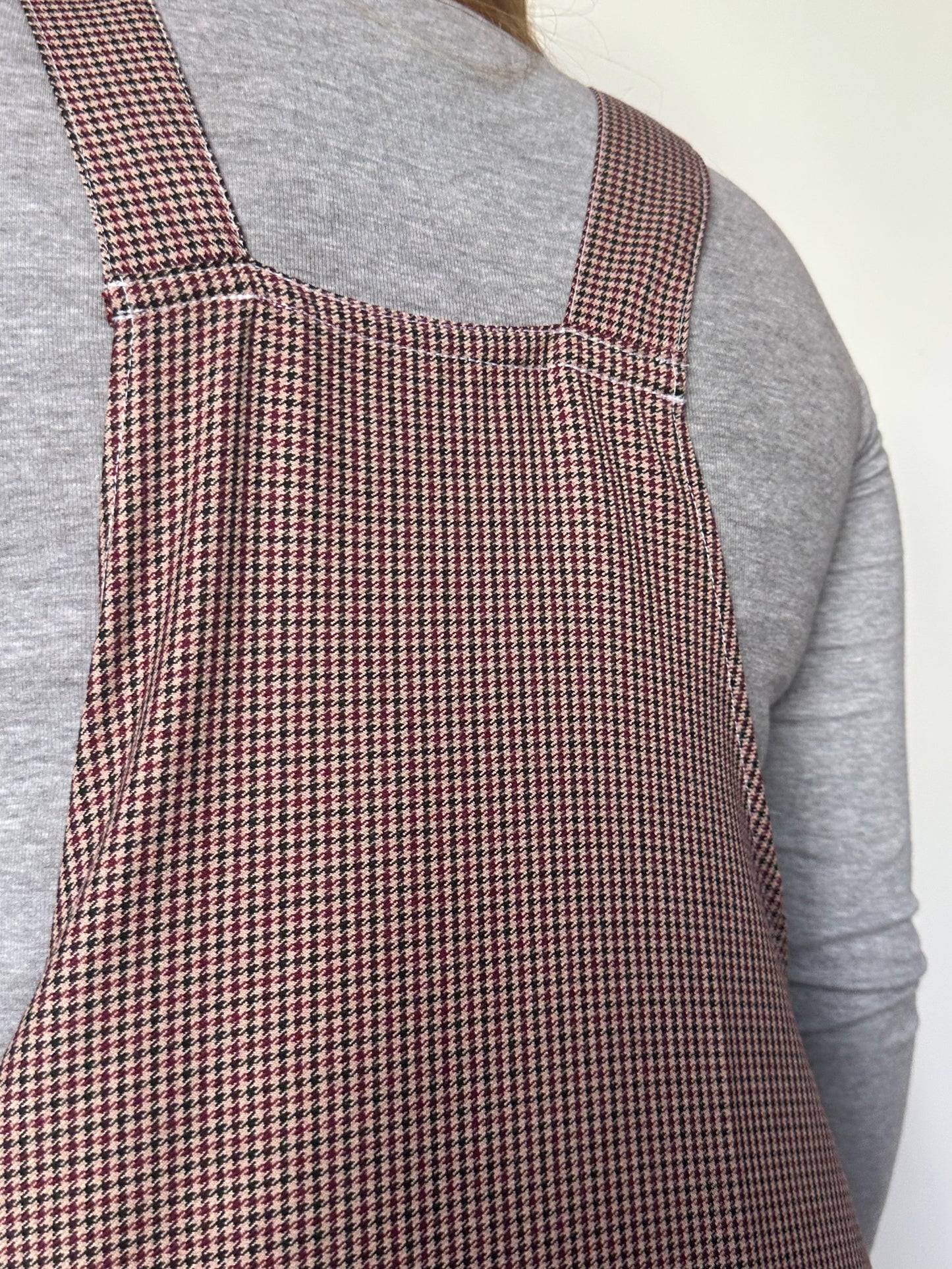 Robe Tablier Pied de poule T40