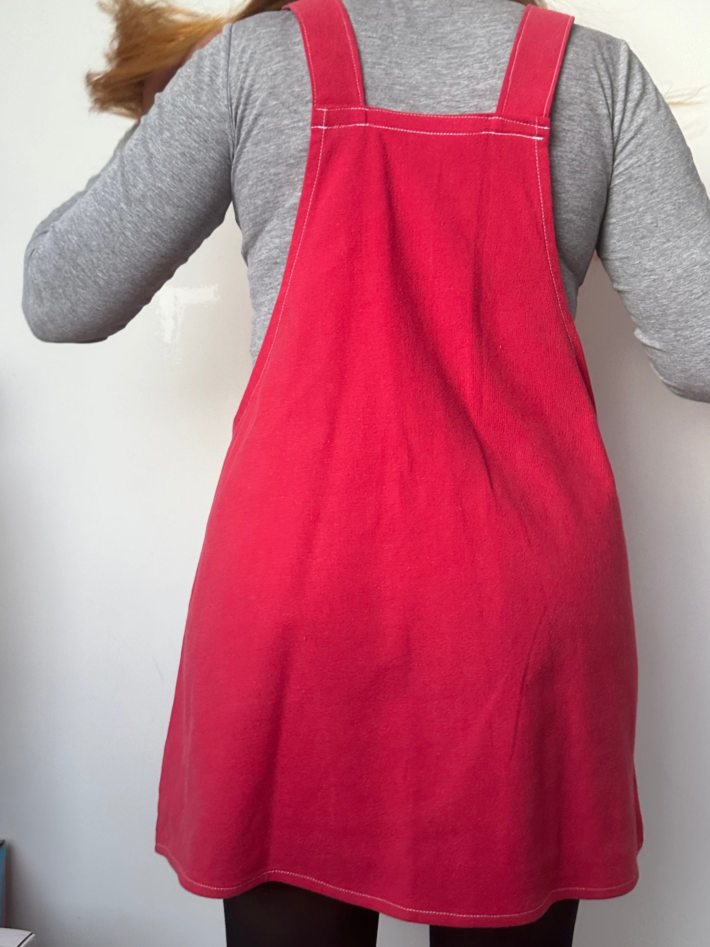 Robe Tablier Rouge T40