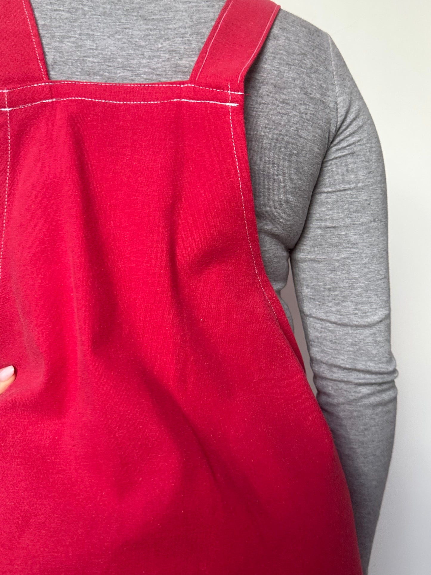 Robe Tablier Rouge T40