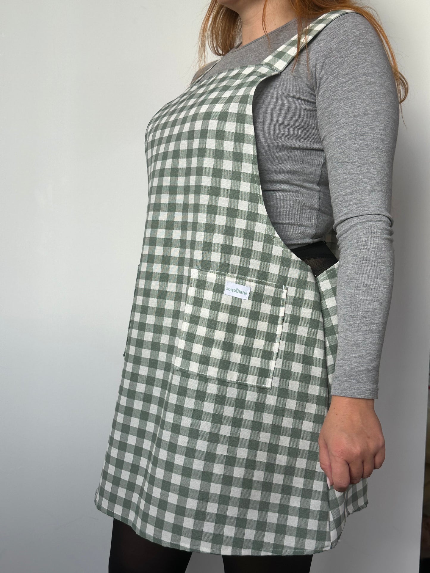 Robe Tablier Vichy T40