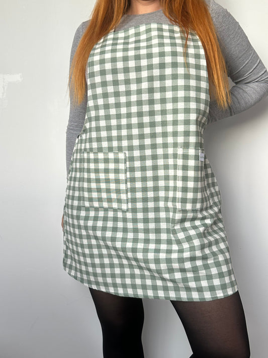 Robe Tablier Vichy T40