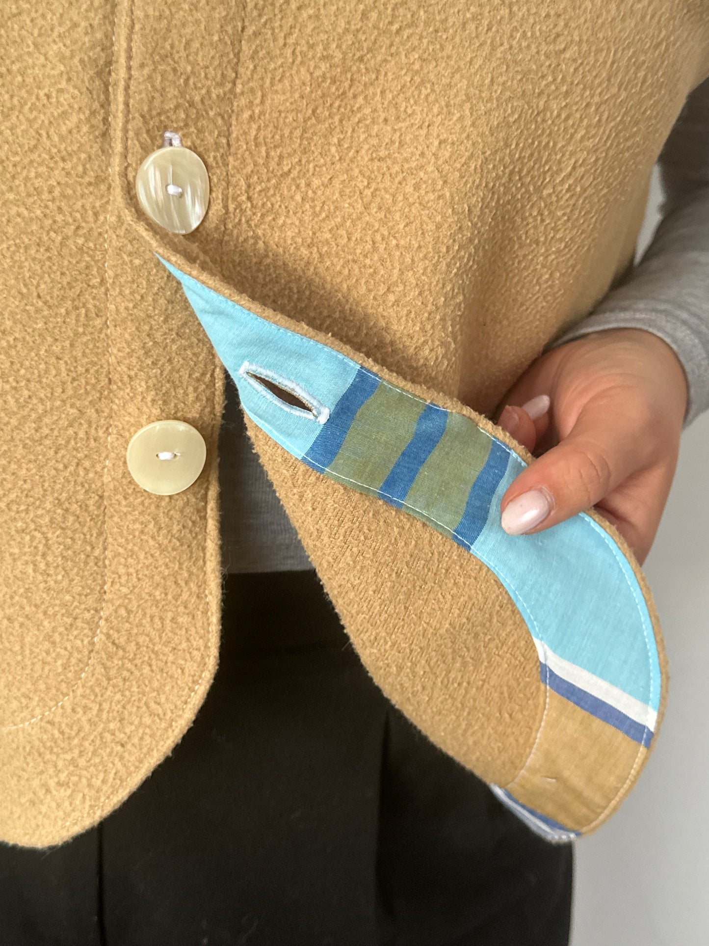 Gilet Bouton Beige T40