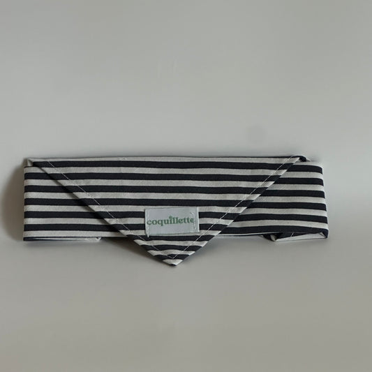 Petit Foulard Rayures Bleu