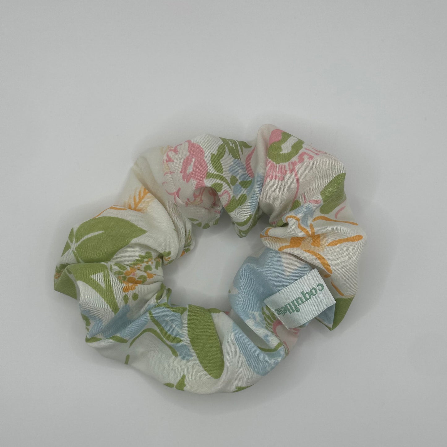 Chouchou Fleurs Verte
