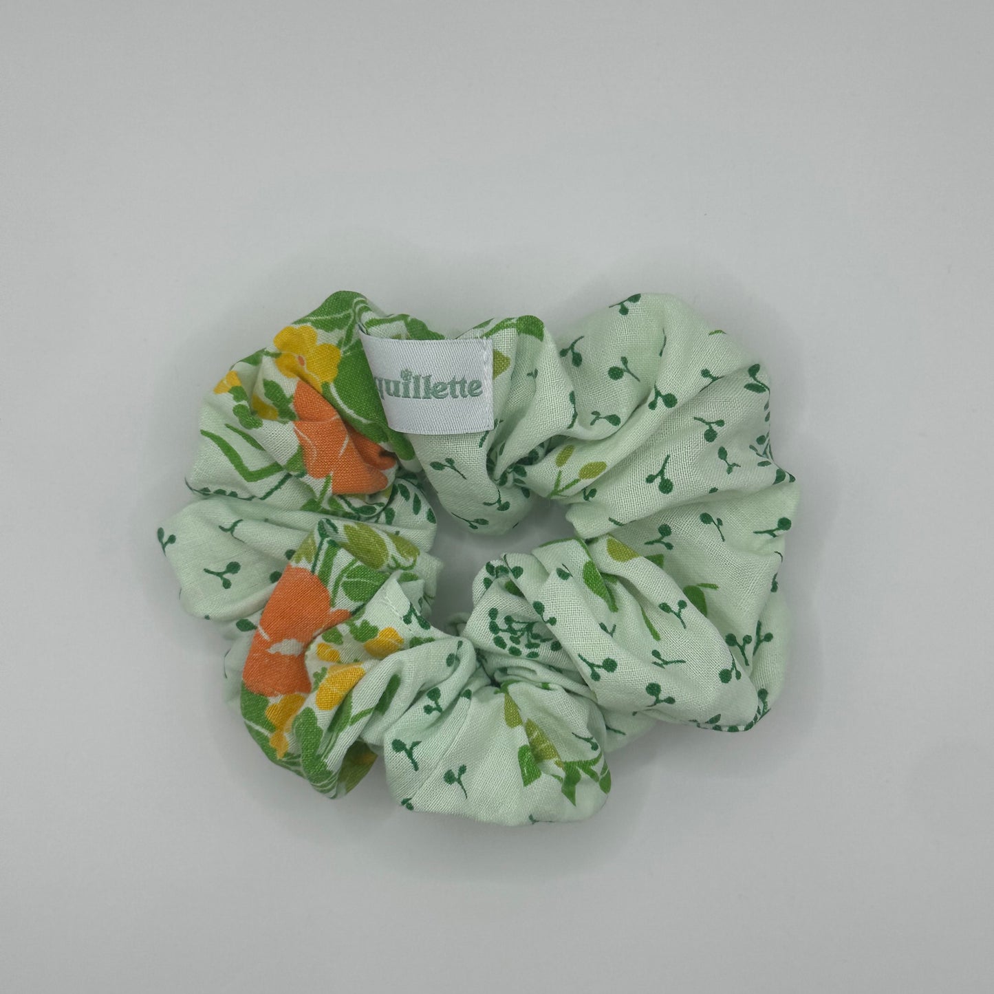 Chouchou Fleurs Verte