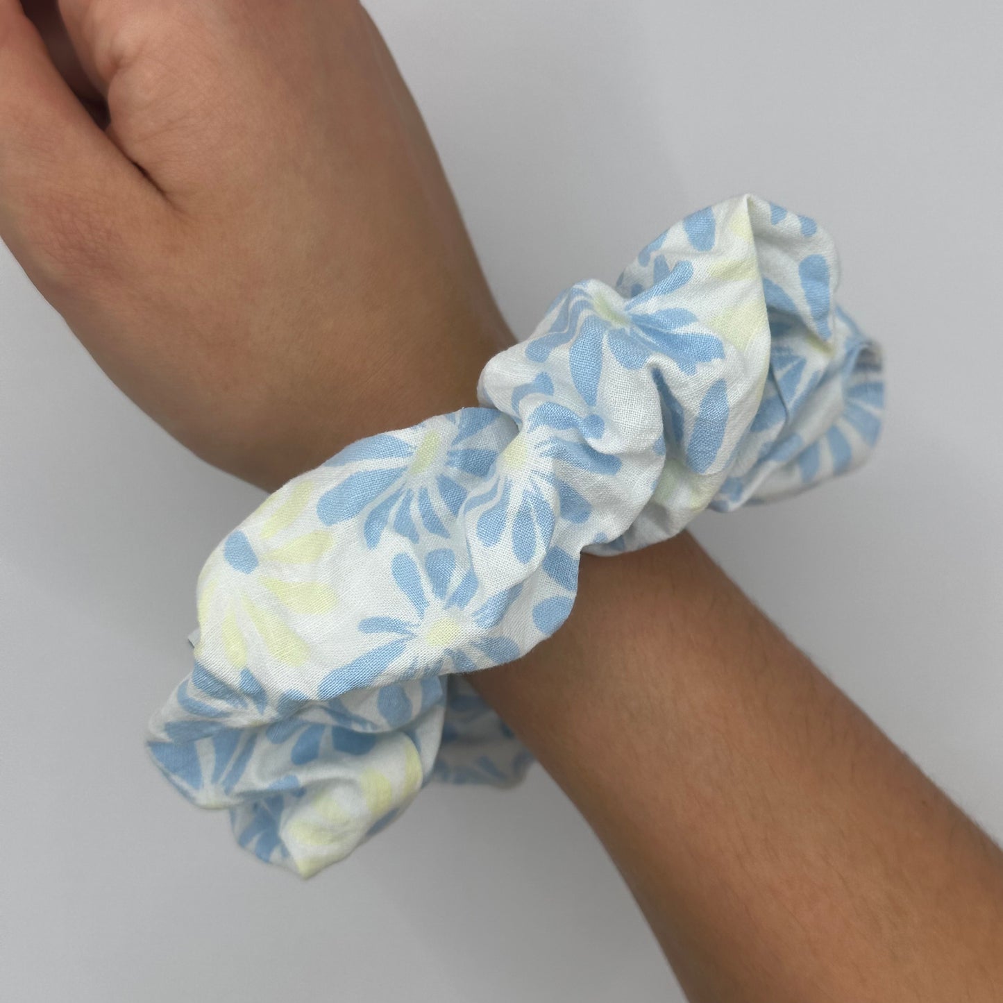 Chouchou Fleurs Bleue