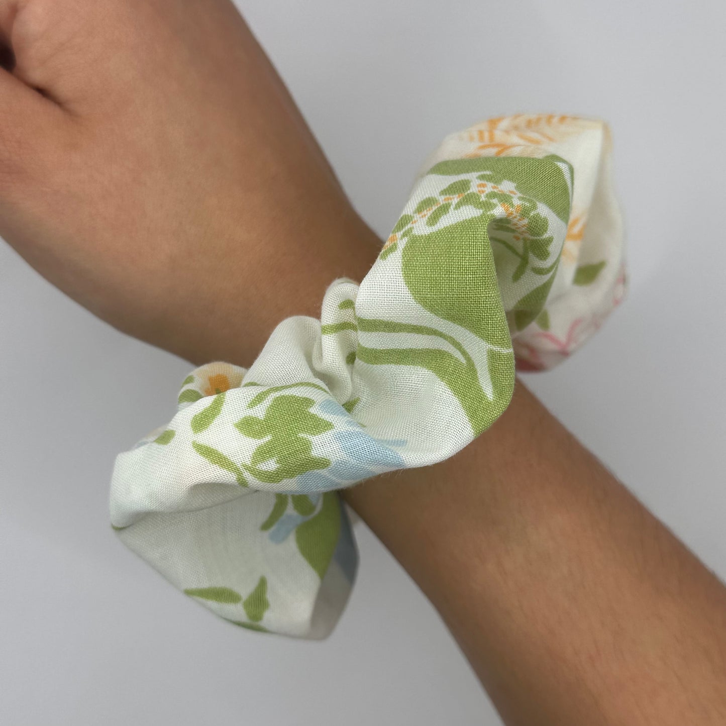 Chouchou Fleurs Verte