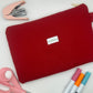 Grande Pochette Uni Rouge
