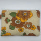 Grande Pochette Fleurs Marron