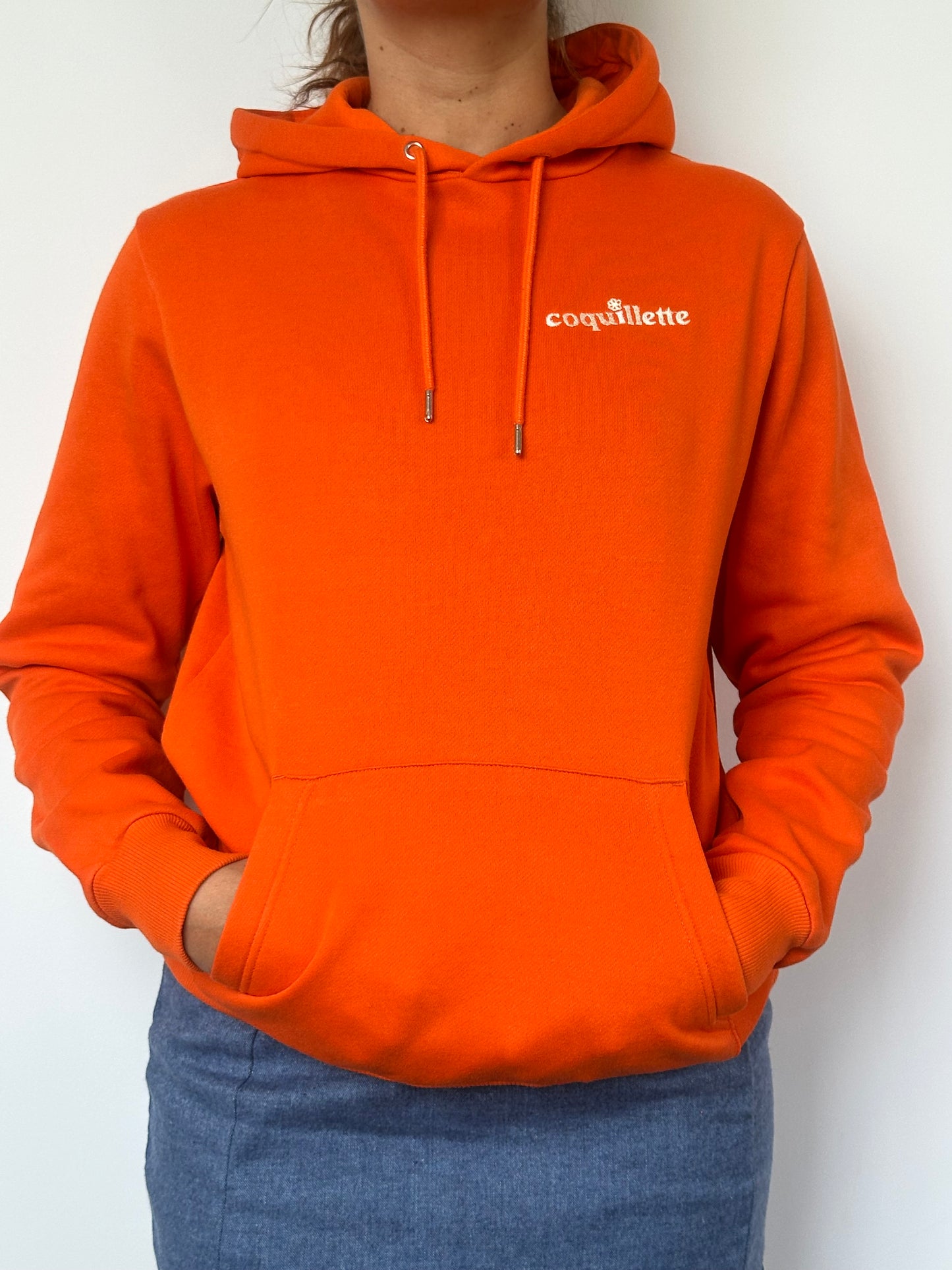Sweat Capuche Orange T36