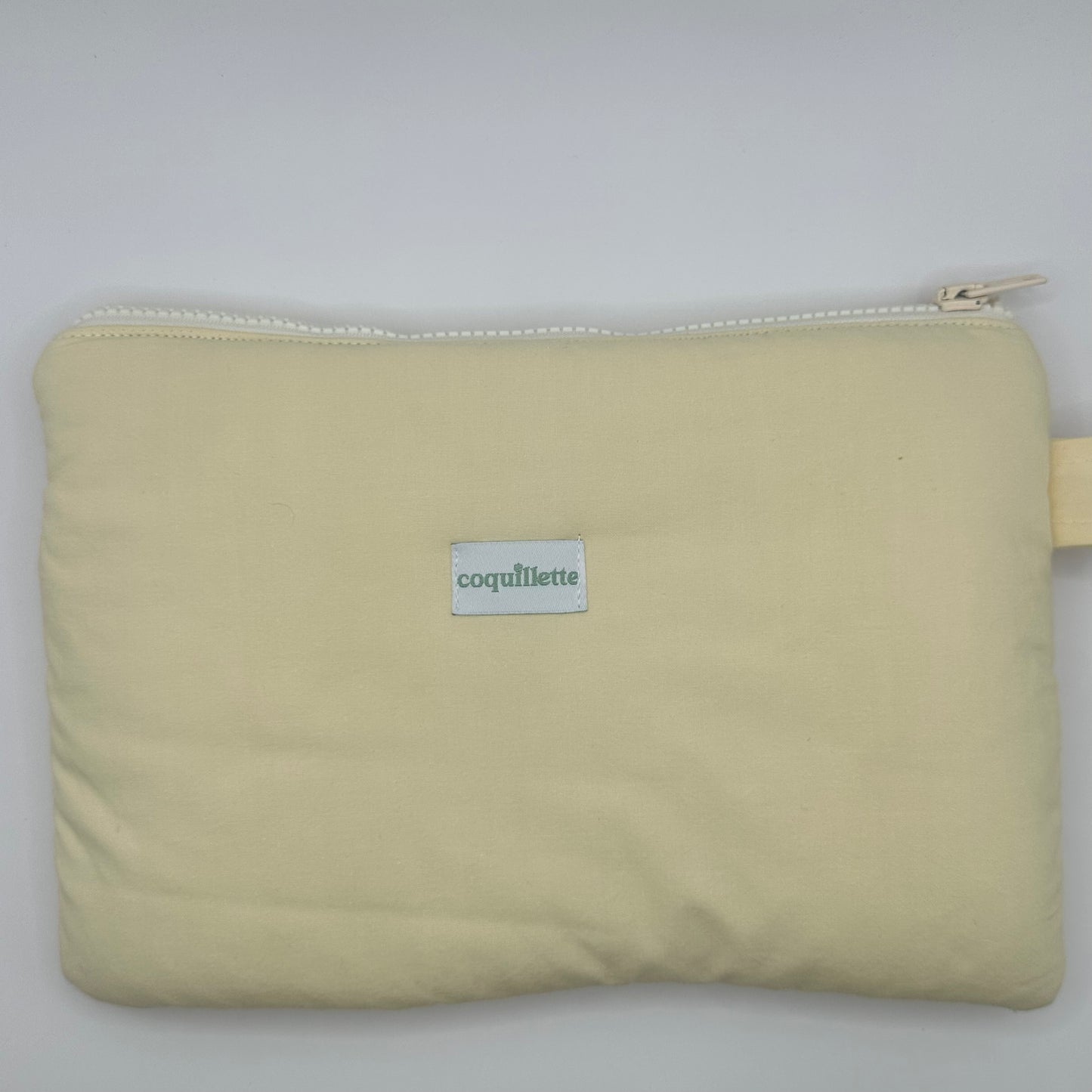 Grande Pochette Uni Jaune