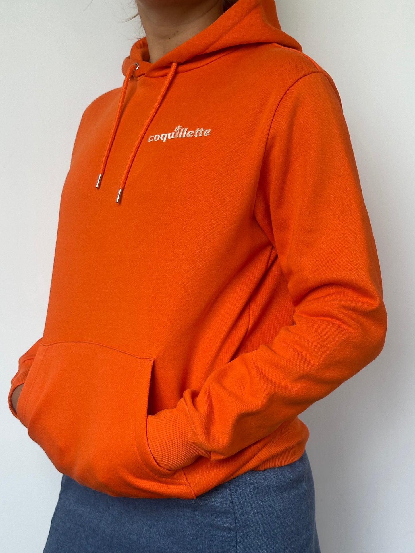 Sweat Capuche Orange T36