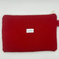 Grande Pochette Uni Rouge