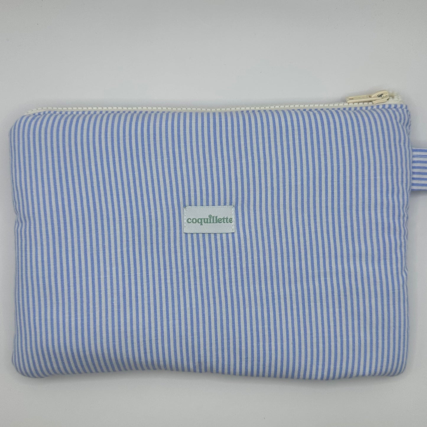 Grande Pochette Rayé Bleu