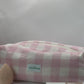 Trousse de toilette Carreaux Rose