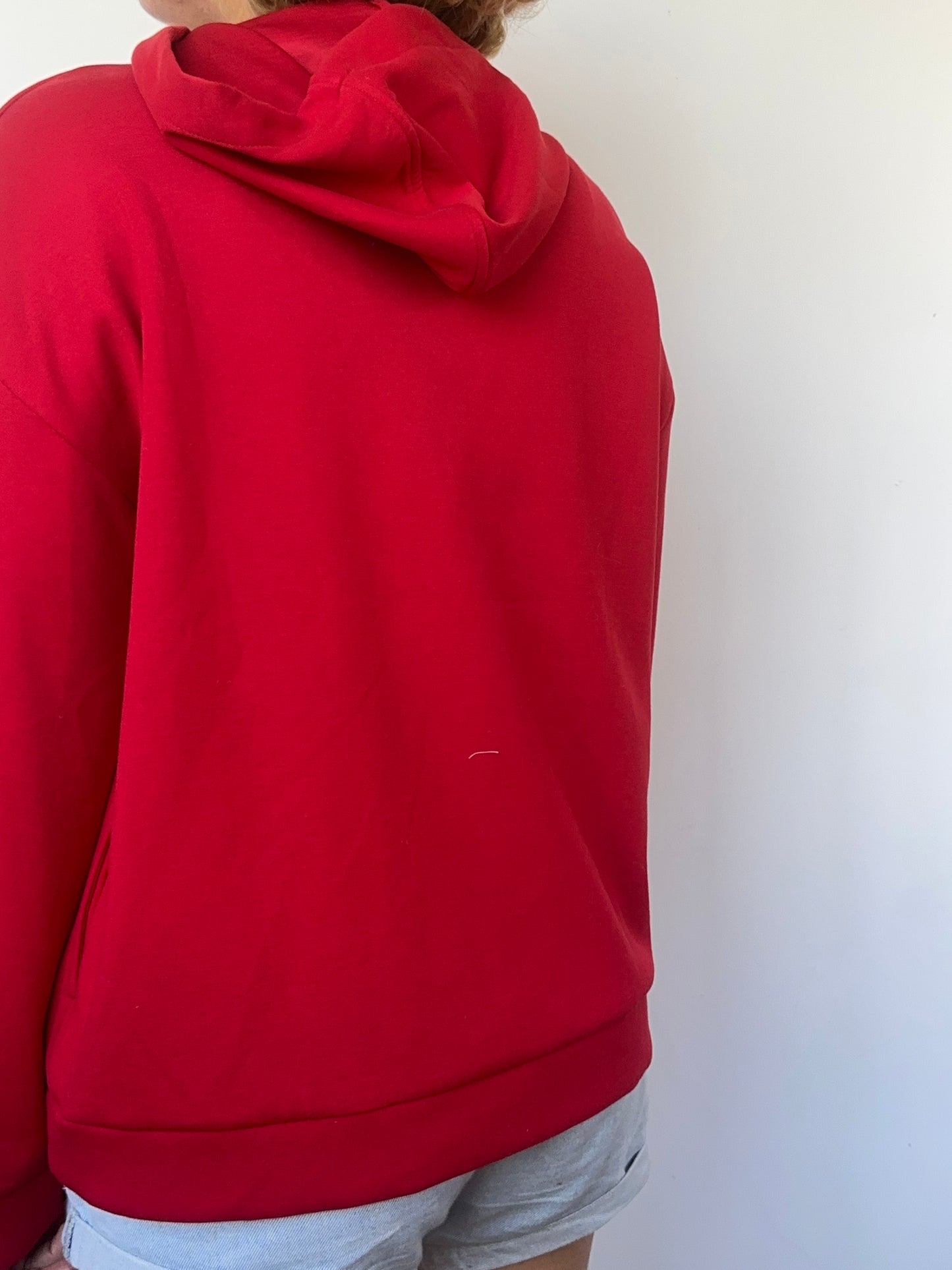 Sweat Capuche Rouge T38