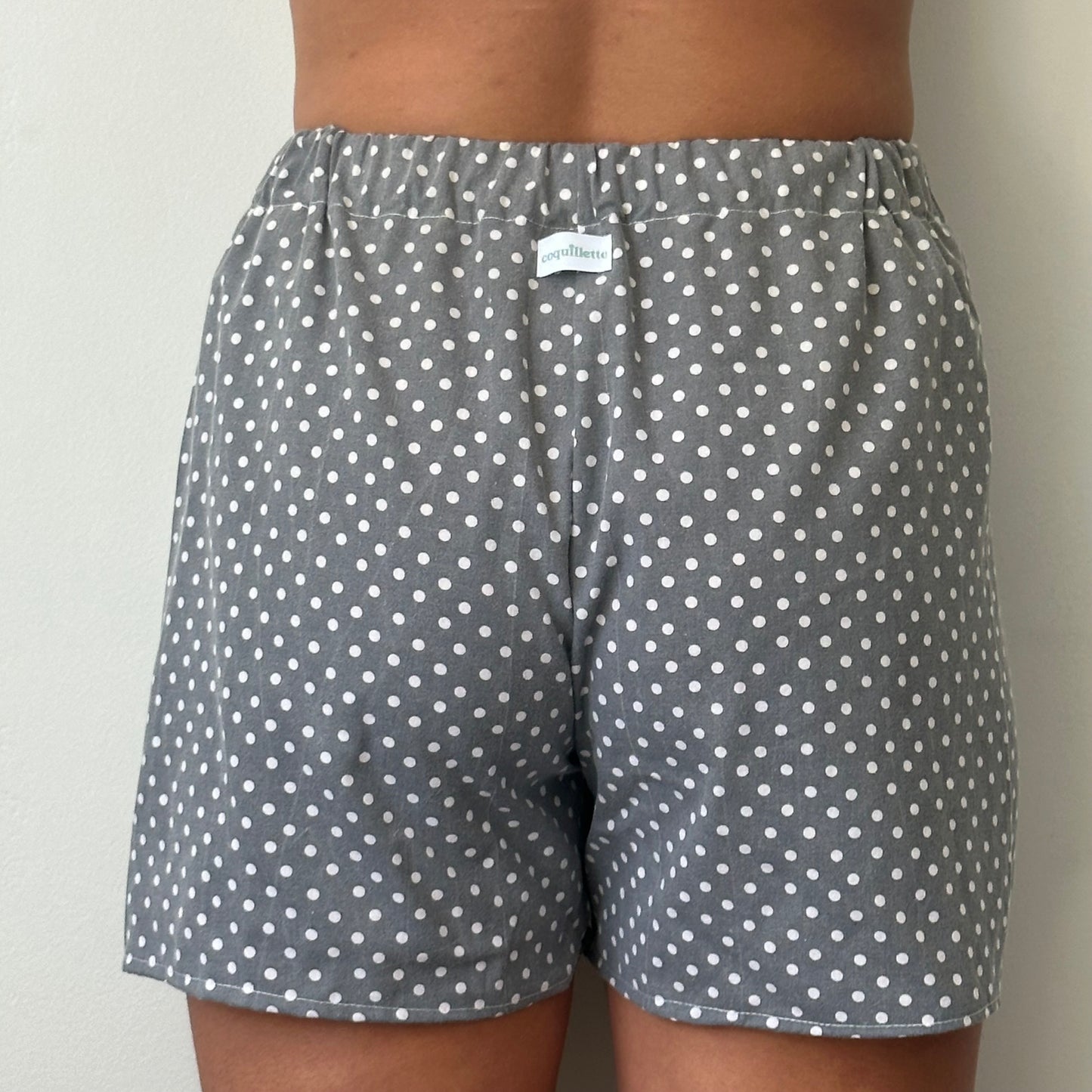 Short Gris à Pois