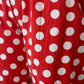 Pantalon Rouge à Pois