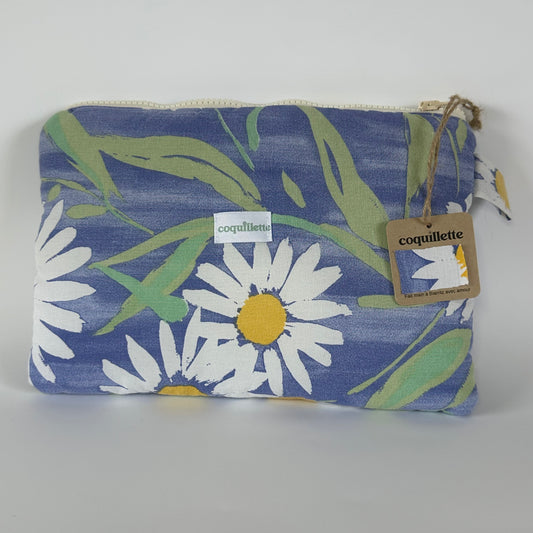 Grande Pochette Bleu Marguerite