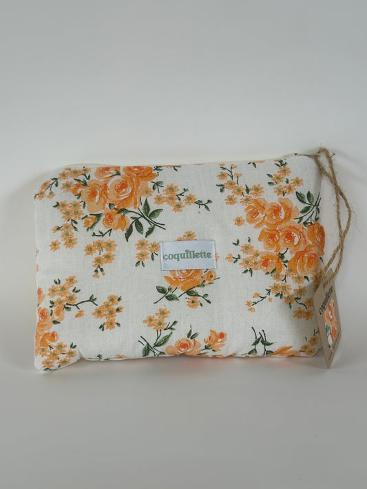 Pochette Fleurs Orange