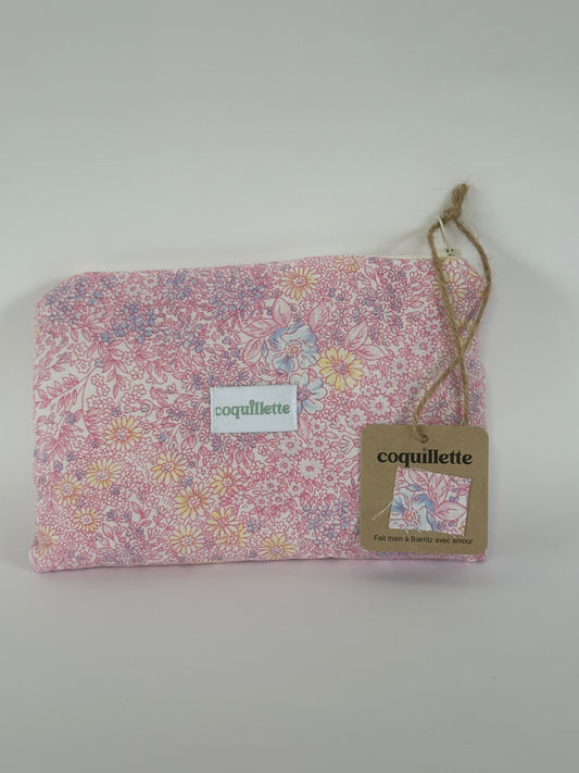 Pochette Rose Fleurs