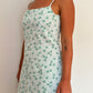 Robe Fleurs Vert