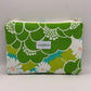 Pochette Fleurs Vert