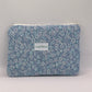 Pochette Fleurs Bleu
