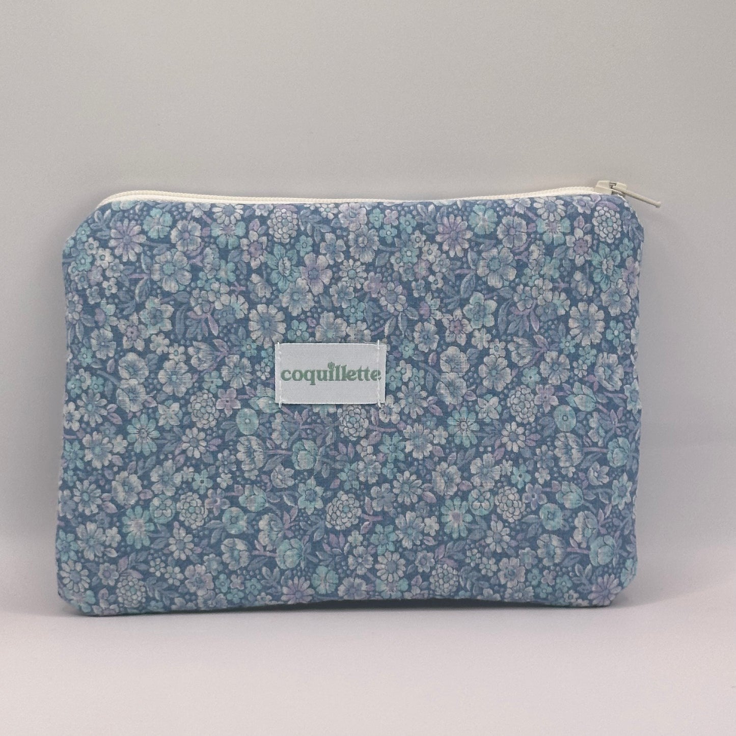 Pochette Fleurs Bleu