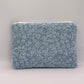 Pochette Fleurs Bleu