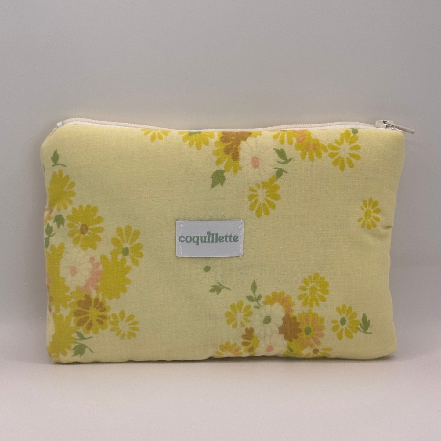 Pochette Fleurs Jaune