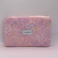 Pochette Fleurs Rose