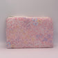 Pochette Fleurs Rose