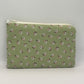 Pochette Vert Fleurs