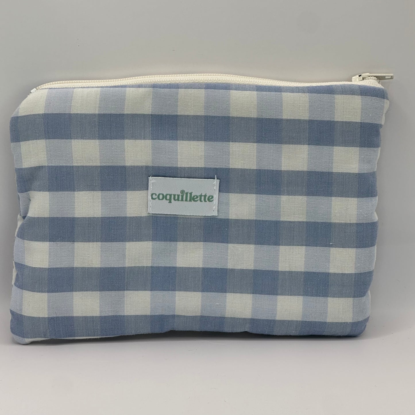 Pochette Vichy Bleu